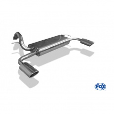 Fox Sportauspuff koncový tlumič výfuku s koncovkou 115x85 Typ 32 na obou stranách pro Mazda 5 CW 2010- s motorem 1.8, 2.0