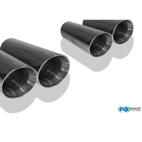 Fox Sportauspuff koncový tlumič výfuku s koncovkou 2x90 Typ 25 na obou stranách pro Audi A6 4G 2011- s motorem 2.0 TFSI, 3.0 TDI Fox Sportauspuff koncový tlumič výfuku s koncovkou 2x90 Typ 25 na obou stranách pro Audi A6 4G 2011- s motorem 2.0 TFSI, 3.0 TDI