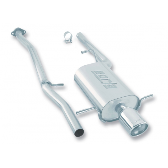 Borla Cat-Back výfukový systém "S-Type" pro Subaru Outback 2,2l/2,5l 4-válec, Non-Turbo AWD 4-dvéř. Kombi, r.v. 1996-2001 Borla Cat-Back výfukový systém "S-Type" pro Subaru Outback 2,2l/2,5l 4-válec, Non-Turbo AWD 4-dvéř. Kombi, r.v. 1996-2001