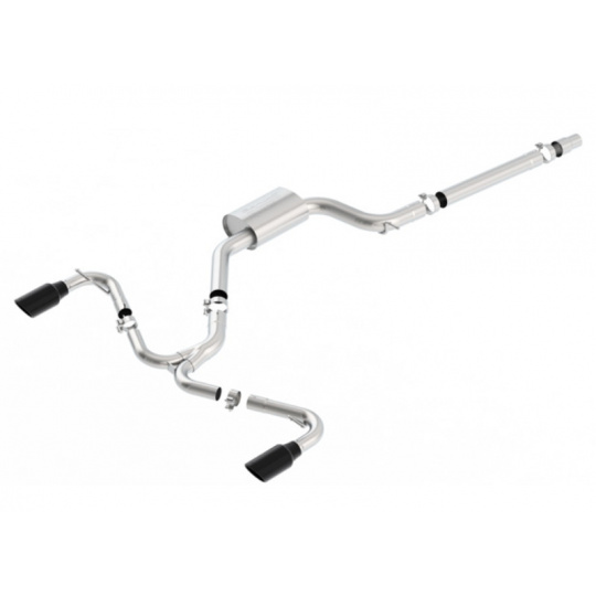 Borla Cat-Back výfukový systém "S-Type" typ 03 pro Volkswagen Golf GTI MK 7 2,0l FWD 2/4-dvéř. r.v. 2015 - 2017, typ koncovek: černé Borla Cat-Back výfukový systém "S-Type" typ 03 pro Volkswagen Golf GTI MK 7 2,0l FWD 2/4-dvéř. r.v. 2015 - 2017, typ koncovek: černé