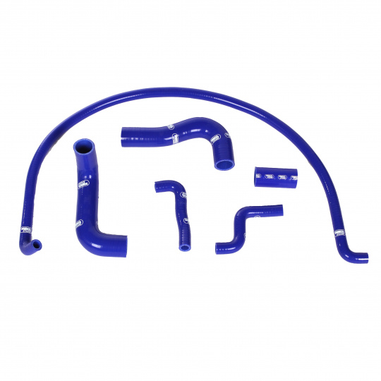 Samco Sport 6-dílná sada silikonových hadic pro vedení chladicí kapaliny pro Nissan Skyline 1969 - 1972 s motory S20, barva: modrá