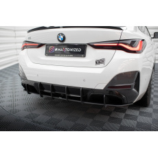 Maxton Design "Street Pro" difuzor zadního nárazníku pro BMW i4 G26 M-Pack, plast ABS bez povrchové úpravy