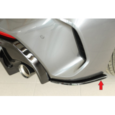 Rieger spoiler pod zadní nárazník na pravé straně pro BMW řada 1 F40 hatchback / 4-dr. r.v. 07/19-, plast ABS lakovaný do černé lesklé barvy Rieger spoiler pod zadní nárazník na pravé straně pro BMW řada 1 F40 hatchback / 4-dr. r.v. 07/19-, plast ABS lakovaný do černé lesklé barvy