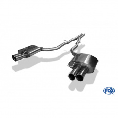 Fox Sportauspuff koncový tlumič výfuku s koncovkou 2x80 Typ 10 na obou stranách pro BMW řada 5 F10, F11 2011- s motorem 3.0 d