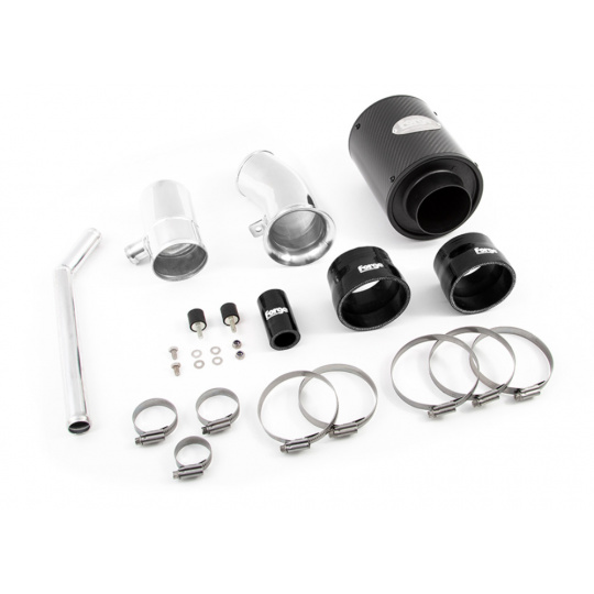 Forge Motorsport kit sání pro Fiat 500, barva hadic: černá, materiál filtru: bavlněný