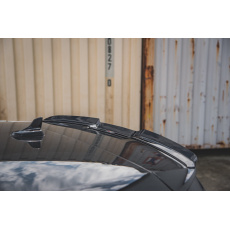 Maxton Design prodloužení spoileru pro Audi A1 GB, černý lesklý plast ABS