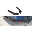 Maxton Design boční difuzory pod zadní nárazník ver.2 pro Subaru Impreza Mk4, carbon-Look, s červenou linkou