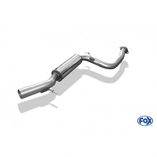 Fox Sportauspuff přední díl s tlumičem pro Ford Focus II RS s motorem 2.5, pro model RS