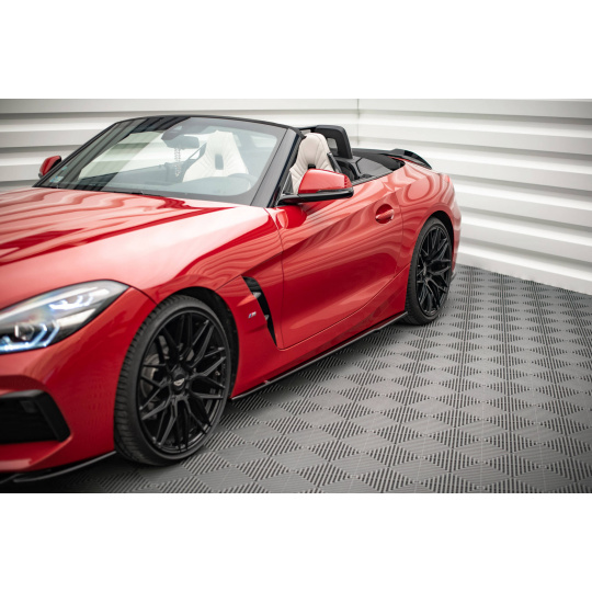 Maxton Design difuzory pod boční prahy pro BMW Z4 G29 /M-Pack, černý lesklý plast ABS