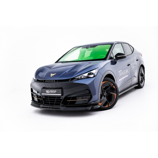 Maxton Design spoiler pod přední nárazník pro Cupra Tavascan Mk1, černý lesklý plast ABS