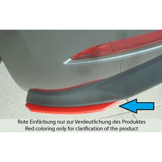 Rieger spoiler pod zadní nárazník na levé straně pro Volkswagen Golf 7 GTD, GTE, GTI 3-dvéř., 5-dvéř. po faceliftu r.v. 02/17-, plast ABS bez povrchové úpravy