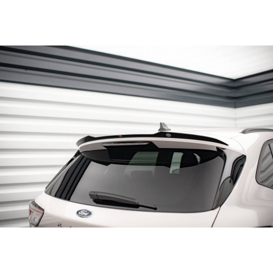 Maxton Design prodloužení spoileru pro Ford Kuga Mk3 ST-Line, černý lesklý plast ABS