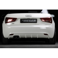 Rieger vložka zadního nárazníku pro Audi A1 8X 3-dvéř., 5-dvéř. (sportback) před faceliftem, plast ABS bez povrchové úpravy, mimo S-Line, pro orig. dvojitou koncovku vlevo 2x76 mm Rieger vložka zadního nárazníku pro Audi A1 8X 3-dvéř., 5-dvéř. (sportback) před faceliftem, plast ABS bez povrchové úpravy, mimo S-Line, pro orig. dvojitou koncovku vlevo 2x76 mm