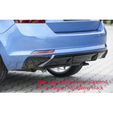 Rieger vložka zadního nárazníku pro Škoda Rapid NH spaceback vč. faceliftu, plast ABS s povrchovou úpravou Carbon-Look, pro vozy bez tažného zařízení Rieger vložka zadního nárazníku pro Škoda Rapid NH spaceback vč. faceliftu, plast ABS s povrchovou úpravou Carbon-Look, pro vozy bez tažného zařízení