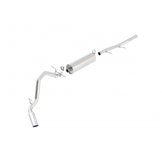 Borla Cat-Back výfukový systém "Touring" s jednoduchou koncovkou pro GMC Sierra 1500 4,8/5,3/6,0 V8 4-dvéř. EC/SB 78,7", CC/SHB 69,3", r.v. 2009-2013 Borla Cat-Back výfukový systém "Touring" s jednoduchou koncovkou pro GMC Sierra 1500 4,8/5,3/6,0 V8 4-dvéř. EC/SB 78,7", CC/SHB 69,3", r.v. 2009-2013