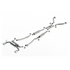 Borla Cat-Back výfukový systém "S-Type" pro Nissan 350Z 3.5L V6 automat/manual, RWD, Coupe/Convertible, r.v. 2003-2008, typ koncovek: chromové Borla Cat-Back výfukový systém "S-Type" pro Nissan 350Z 3.5L V6 automat/manual, RWD, Coupe/Convertible, r.v. 2003-2008, typ koncovek: chromové