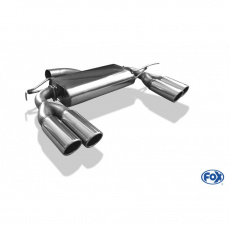Fox Sportauspuff koncový tlumič výfuku s koncovkou 2x90 Typ 16 na obou stranách pro Volkswagen Beetle 16 2011- s motorem 1.2, s víceprv. ZN