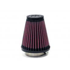 K&N univerzální kulatý filtr se vstupem 43 mm a výškou 102 mm, gumový vrchlík