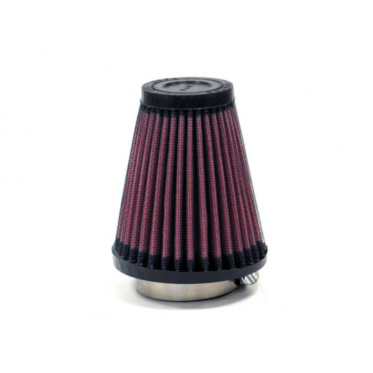 K&N univerzální kulatý filtr se vstupem 43 mm a výškou 102 mm, gumový vrchlík