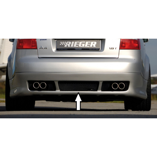 Rieger spoiler pod zadní nárazník pro Audi A4 8E avant r.v. 11/00-10/04, plast ABS bez povrchové úpravy Rieger spoiler pod zadní nárazník pro Audi A4 8E avant r.v. 11/00-10/04, plast ABS bez povrchové úpravy