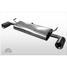 Fox Sportauspuff koncový tlumič výfuku s koncovkou 1x100 Typ 17 na obou stranách pro Renault Koleos Benzin s motorem 2.5 16V