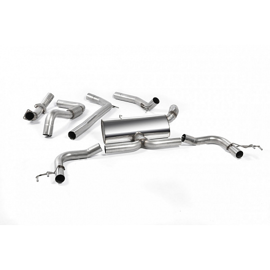 Milltek Sport výfukový systém cat-back Race systém pro Honda Civic Type R FK2 Turbocharged 2.0l i-VTEC (LHD) 2015-2017, titanově modré koncovky Milltek Sport výfukový systém cat-back Race systém pro Honda Civic Type R FK2 Turbocharged 2.0l i-VTEC (LHD) 2015-2017, titanově modré koncovky