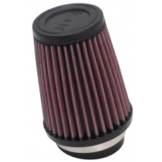 K&N univerzální kulatý zkosený filtr se vstupem 70 mm a výškou 127 mm, gumový vrchlík
