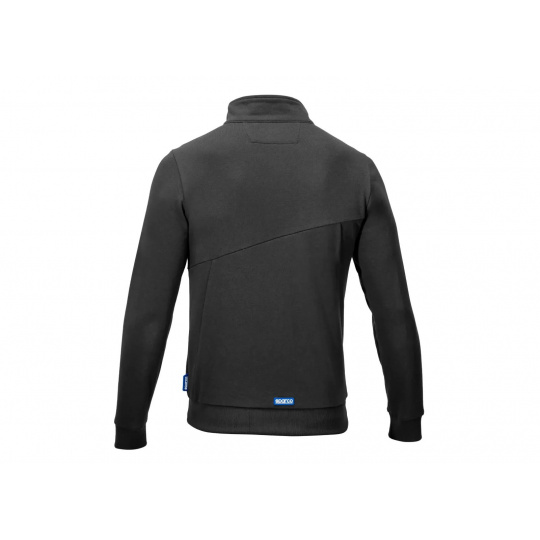 Sparco Grit mikina na zip, barva: šedá, velikost: S