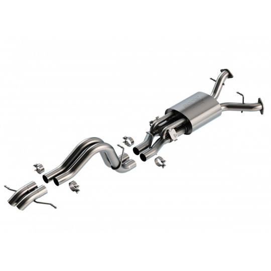 Borla Cat-Back výfukový systém "ATAK" pro Ford Bronco Raptor 3.0L V6 Twin Turbo, automat, 2+4WD, 4-dveř., r.v. 2022-2024 Borla Cat-Back výfukový systém "ATAK" pro Ford Bronco Raptor 3.0L V6 Twin Turbo, automat, 2+4WD, 4-dveř., r.v. 2022-2024