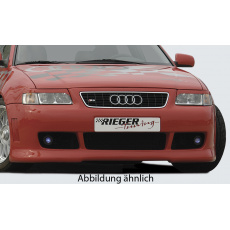 Rieger přední nárazník pro Audi A3 8L 3-dvéř., 5-dvéř., plast ABS bez povrchové úpravy, pro orig. masku S3, bez držáků originálních mlhových světel, pro vozy s ostřikovači světlometů