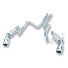 Borla Cat-Back výfukový systém "S-Type" pro Ford Mustang GT 4,6l V8/Shelby GT500 5,4l SC V8 RWD 2-dvéř. Coupé/Convertible, r.v. od 05-09 Borla Cat-Back výfukový systém "S-Type" pro Ford Mustang GT 4,6l V8/Shelby GT500 5,4l SC V8 RWD 2-dvéř. Coupé/Convertible, r.v. od 05-09