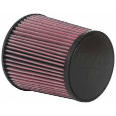 K&N univerzální kulatý zkosený filtr se vstupem 114 mm a výškou 203 mm, kovový vrchlík
