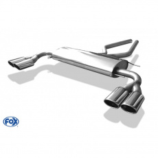 Fox Sportauspuff koncový tlumič výfuku s koncovkou 2x115x85 Typ 32 na obou stranách pro Land rover Range Rover III 2002-2012 s motorem 3.0 TD, 4.4 V8