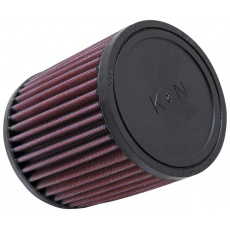 K&N univerzální kulatý filtr se vstupem 68 mm a výškou 127 mm, gumový vrchlík