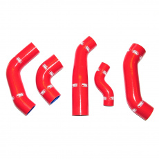 Samco Sport 5-dílná sada silikonových hadic pro vedení tlakového vzduchu pro Mitsubishi Colt 2005 - 2009 CZT Turbo, barva: modrá