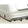 Rieger spoiler pod zadní nárazník na levé straně pro Audi A6 S6 4G, C7 sedan r.v. 02/12-08/14, plast ABS bez povrchové úpravy