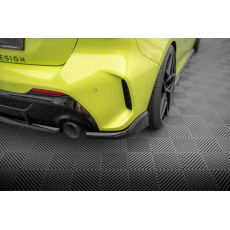 Maxton Design boční difuzory pod zadní nárazník ver. 12 pro BMW řada 1 F40, černý lesklý plast ABS, M-Pack / M135i