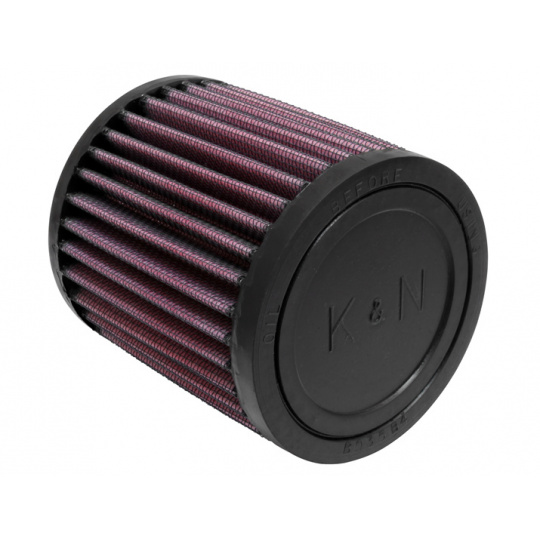 K&N univerzální kulatý filtr se vstupem 52 mm a výškou 102 mm, gumový vrchlík