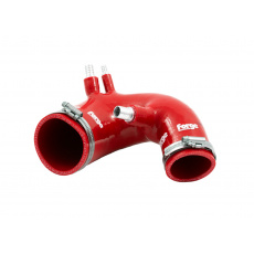 Forge Motorsport silikonová sací hadice k turbodmychadlu pro Fiat 500 Abarth T-Jet s turbodmychadlem IHI, barva hadice: červená Forge Motorsport silikonová sací hadice k turbodmychadlu pro Fiat 500 Abarth T-Jet s turbodmychadlem IHI, barva hadice: červená
