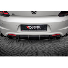 Maxton Design "Street Pro" difuzor zadního nárazníku pro Volkswagen Scirocco R Mk3, plast ABS bez povrchové úpravy