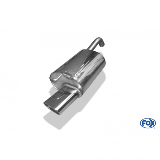 Fox Sportauspuff koncový tlumič výfuku s koncovkou 135x80 Typ 53 pro Toyota Corolla s motorem 1.4, 1.6, 1.8, 2.0 D