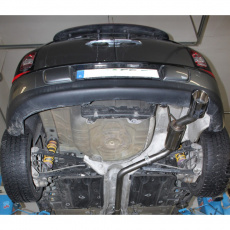 Fox Sportauspuff koncový tlumič výfuku s koncovkou 1x100 Typ 25 pro Mini Clubman R55 2007- s motorem 1.6 D