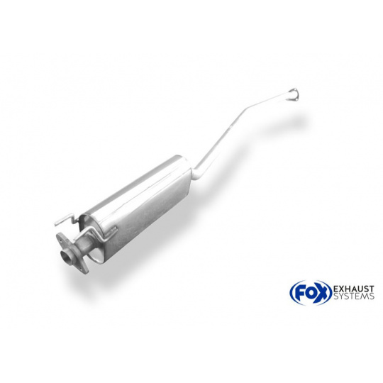 Fox Sportauspuff přední díl s tlumičem pro Honda Civic s motorem EU7, EU8, EP1, EP2 Fox Sportauspuff přední díl s tlumičem pro Honda Civic s motorem EU7, EU8, EP1, EP2