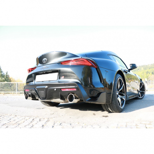 Fox Sportauspuff koncový tlumič výfuku s koncovkou 1x114 Typ 12 na obou stranách pro Toyota Supra s motorem 3.0