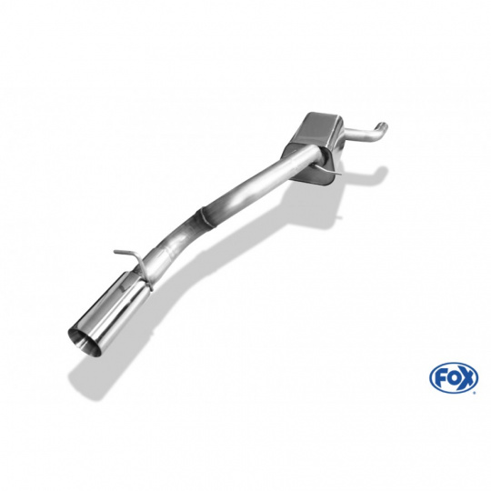 Fox Sportauspuff koncový tlumič výfuku s koncovkou 1x90 Typ 24 pro Ford Focus II 02/2008- s motorem 1.4, 1.6, 1.8, 2.0