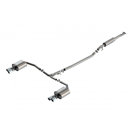 Borla Cat-Back výfukový systém "S-Type" pro Hyundai Sonata N Line 2,5L, FWD, 4-dveř., 2021-2023, typ koncovek: chromové Borla Cat-Back výfukový systém "S-Type" pro Hyundai Sonata N Line 2,5L, FWD, 4-dveř., 2021-2023, typ koncovek: chromové