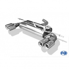 Fox Sportauspuff koncový tlumič výfuku s koncovkou 2x80 Typ 13 na obou stranách pro Seat Altea s motorem 1.2 TSI, 1.4, 1.6, 1.6 TDI, 1.9 TDI, 2.0 FSI, 2.0 TDI