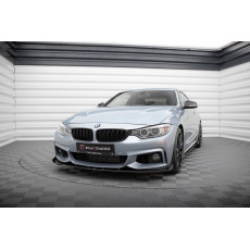 Maxton Design "Street Pro" spoiler pod přední nárazník s křidélky pro BMW řada 4 F32, plast ABS bez povrchové úpravy, Coupe M-Pack