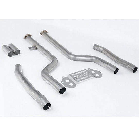Milltek Sport náhrada sekundárních katalyzátorů bez rezonátoru pro BMW řada 3 G80 M3 / M3 Competition S58 3.0 Turbo (North American / ROW Non-OPF/GPF Cars Only) 2021-2024 pouze pro OE Downpipes & Milltek Sport Axle Back systémy Milltek Sport náhrada sekundárních katalyzátorů bez rezonátoru pro BMW řada 3 G80 M3 / M3 Competition S58 3.0 Turbo (North American / ROW Non-OPF/GPF Cars Only) 2021-2024 pouze pro OE Downpipes & Milltek Sport Axle Back systémy