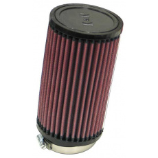 K&N univerzální kulatý filtr se vstupem 70 mm a výškou 178 mm, gumový vrchlík